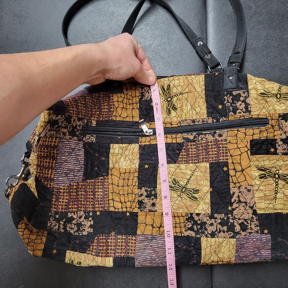 Donna Sharp Rustic Quilted Patchwork Handbag Tote… - image 2